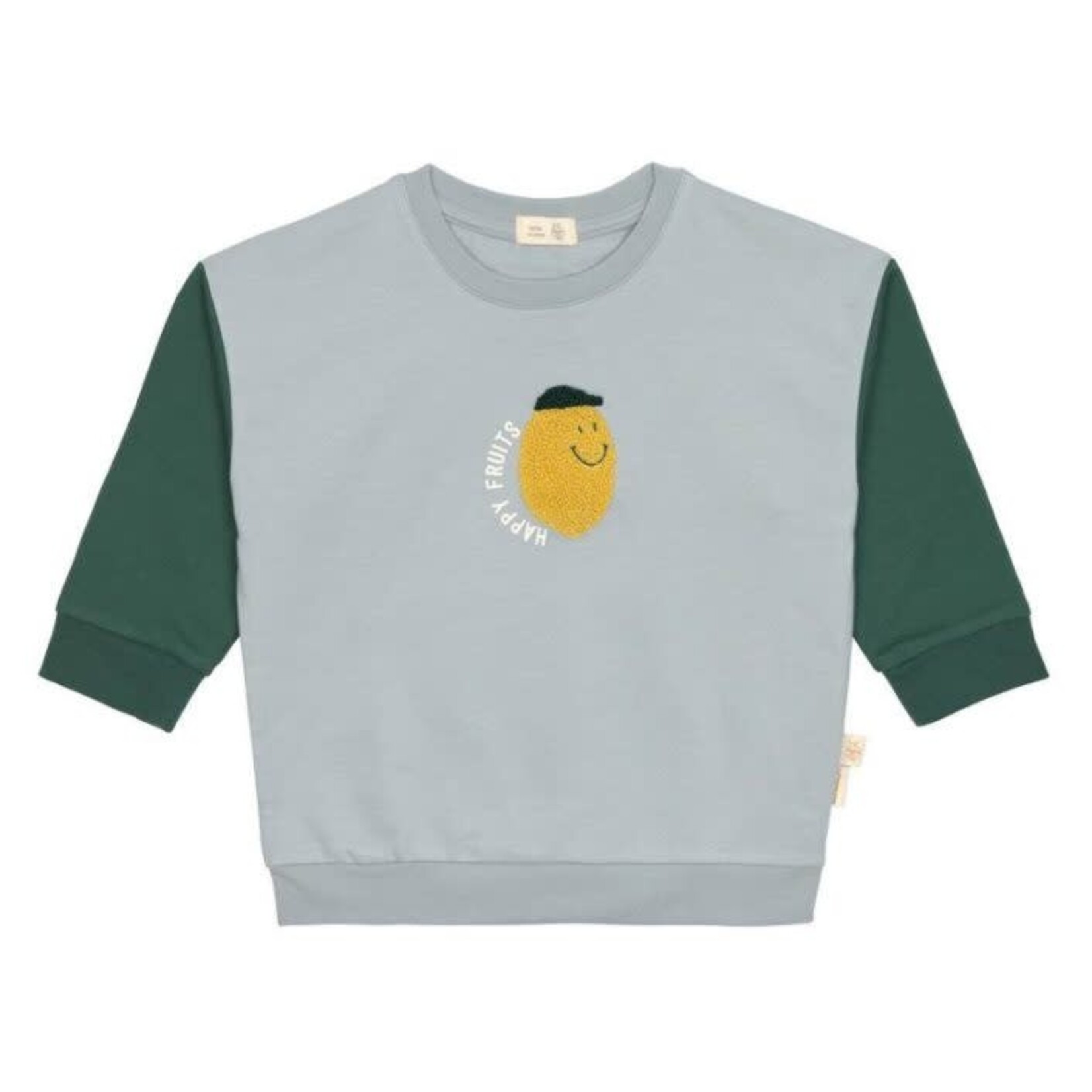 Lassig Lässig - Kids Sweater GOTS Lemon light blue
