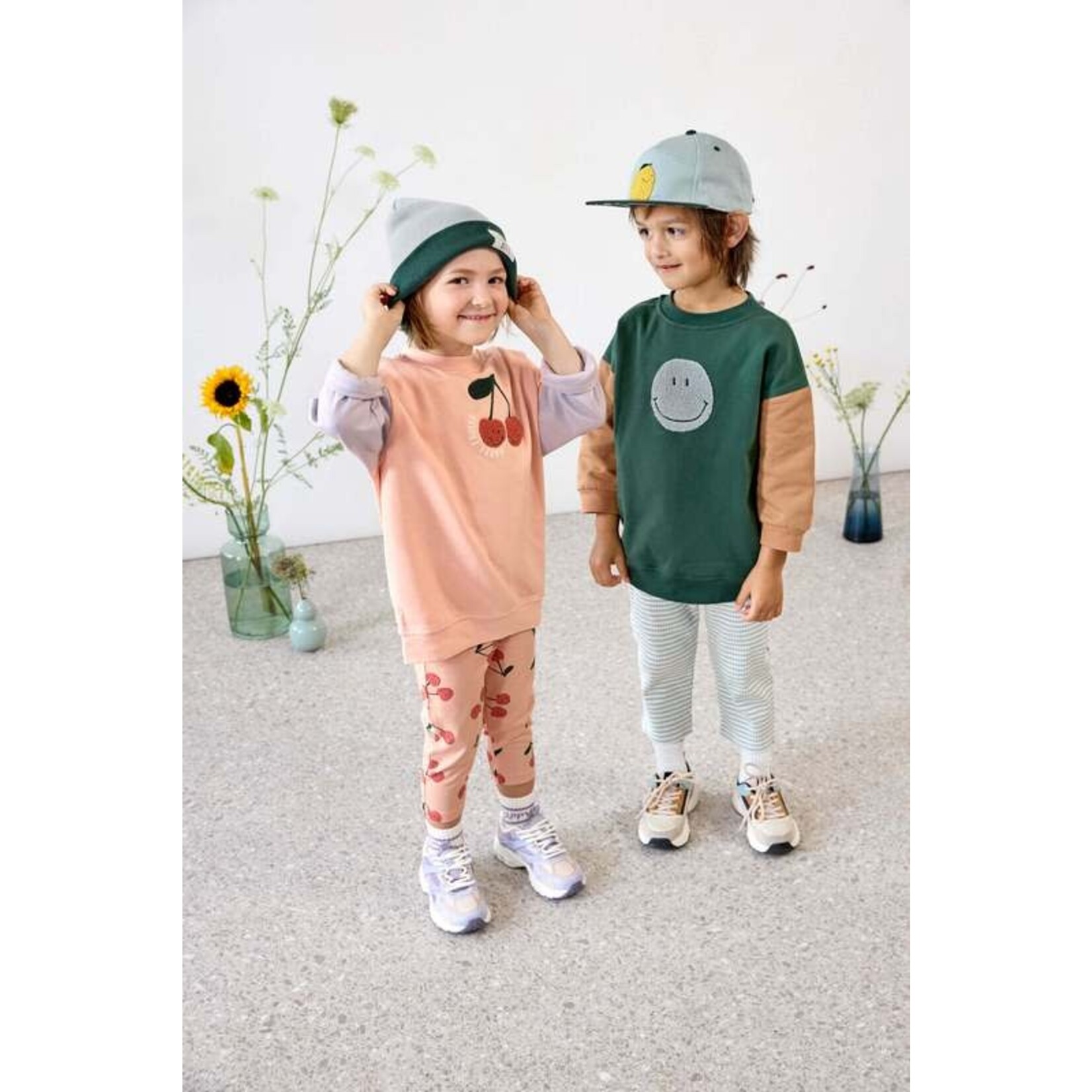 Lassig Lässig - Kids Sweater GOTS Cherry peach