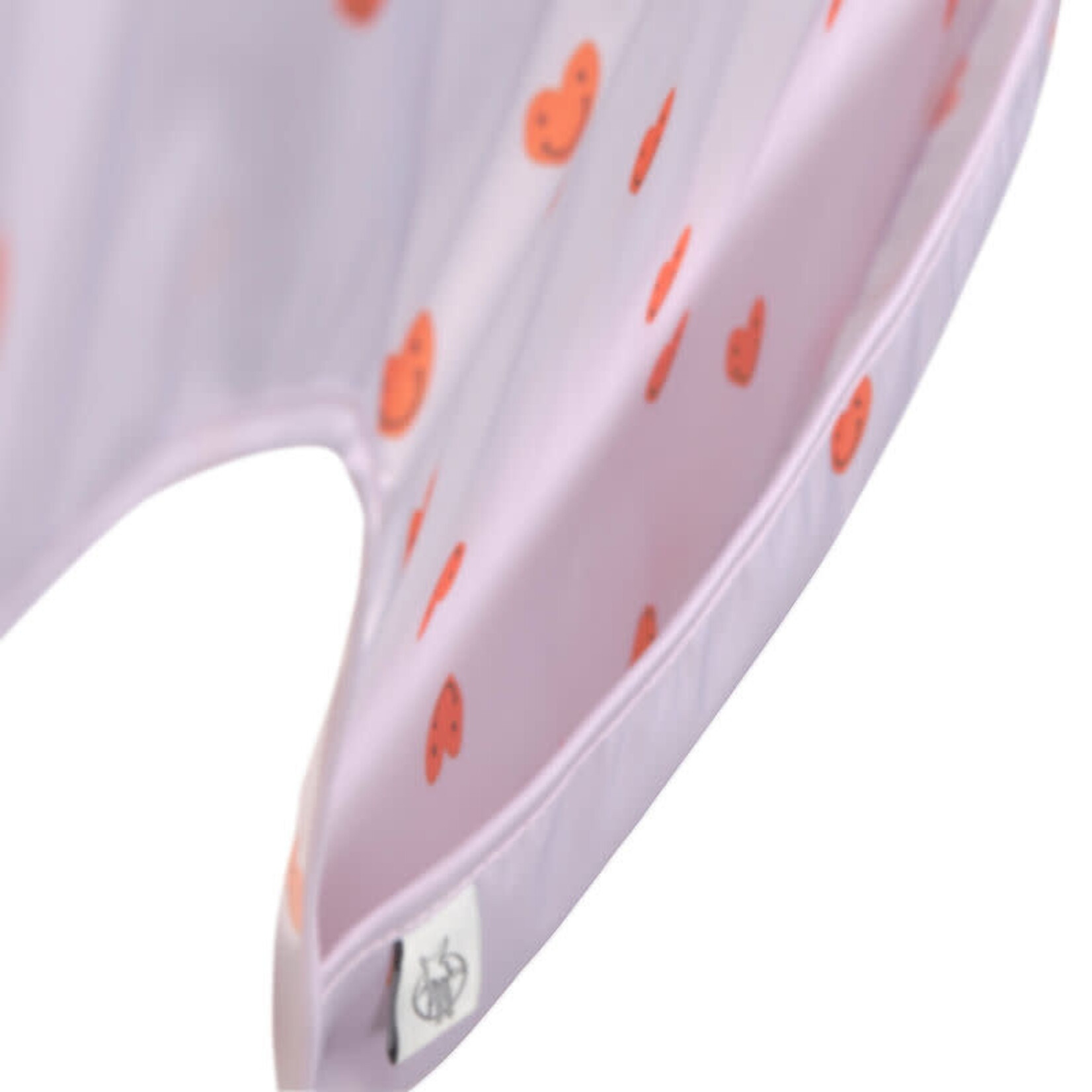 Lassig Lässig - Long Sleeve Bib 2 pcs Happy Rascals Heart lavender