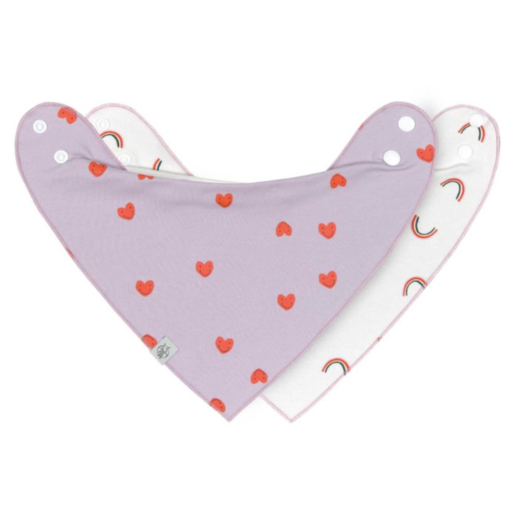 Lassig Lässig - Bandana/cowl-neck 2 pcs Happy Rascals Heart, lavender