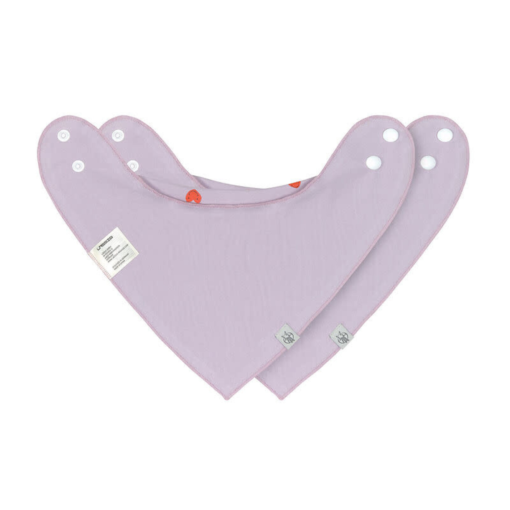 Lassig Lässig - Bandana/cowl-neck 2 pcs Happy Rascals Heart, lavender