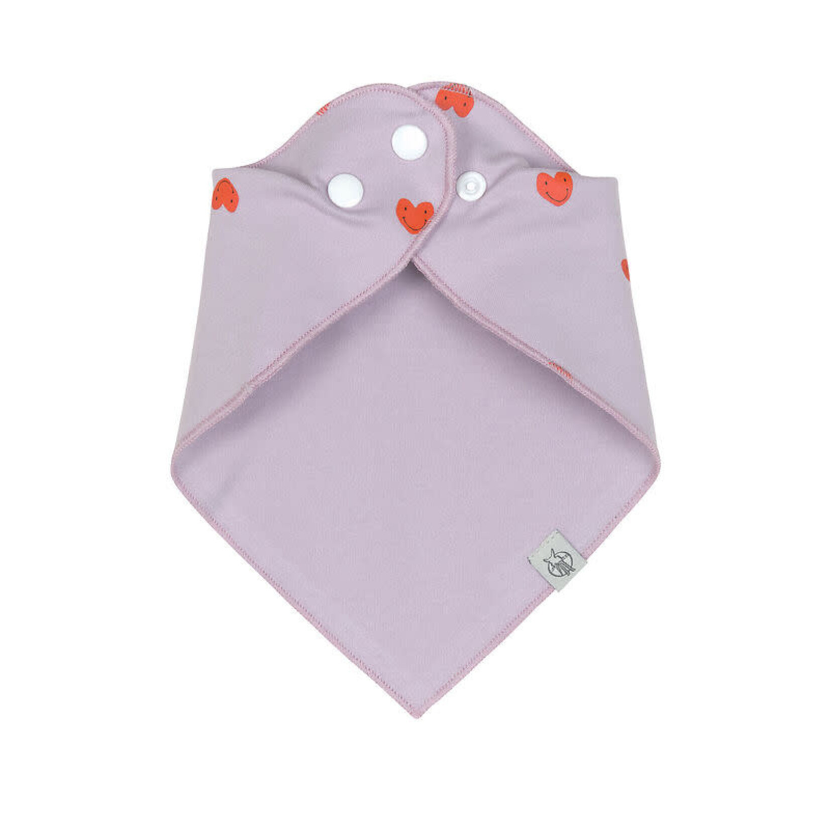 Lassig Lässig - Bandana/cowl-neck 2 pcs Happy Rascals Heart, lavender