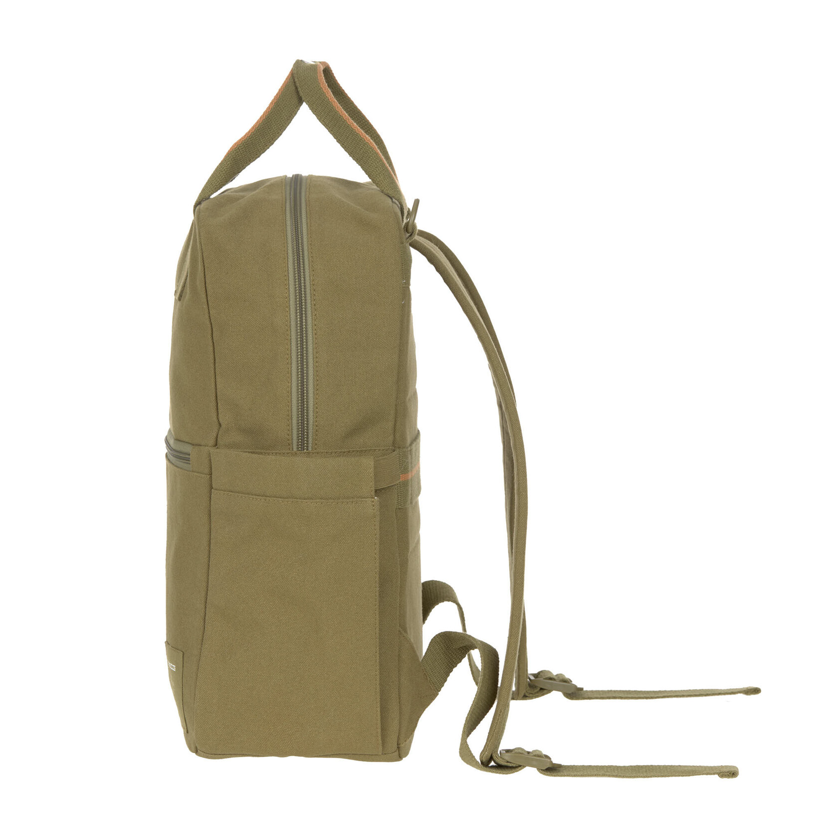 Lassig Lässig - Little One & Me Square Backpack Big GOTS olive