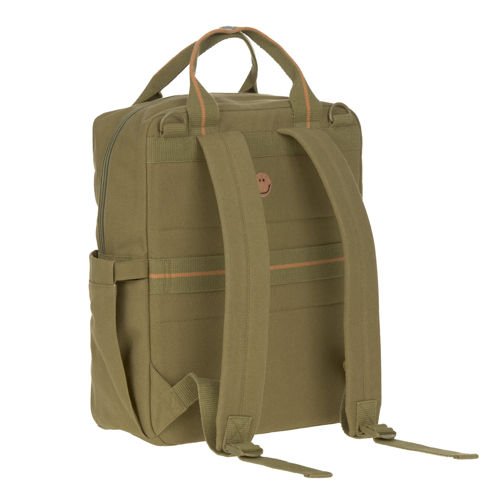 Lassig Lässig - Little One & Me Square Backpack Big GOTS olive