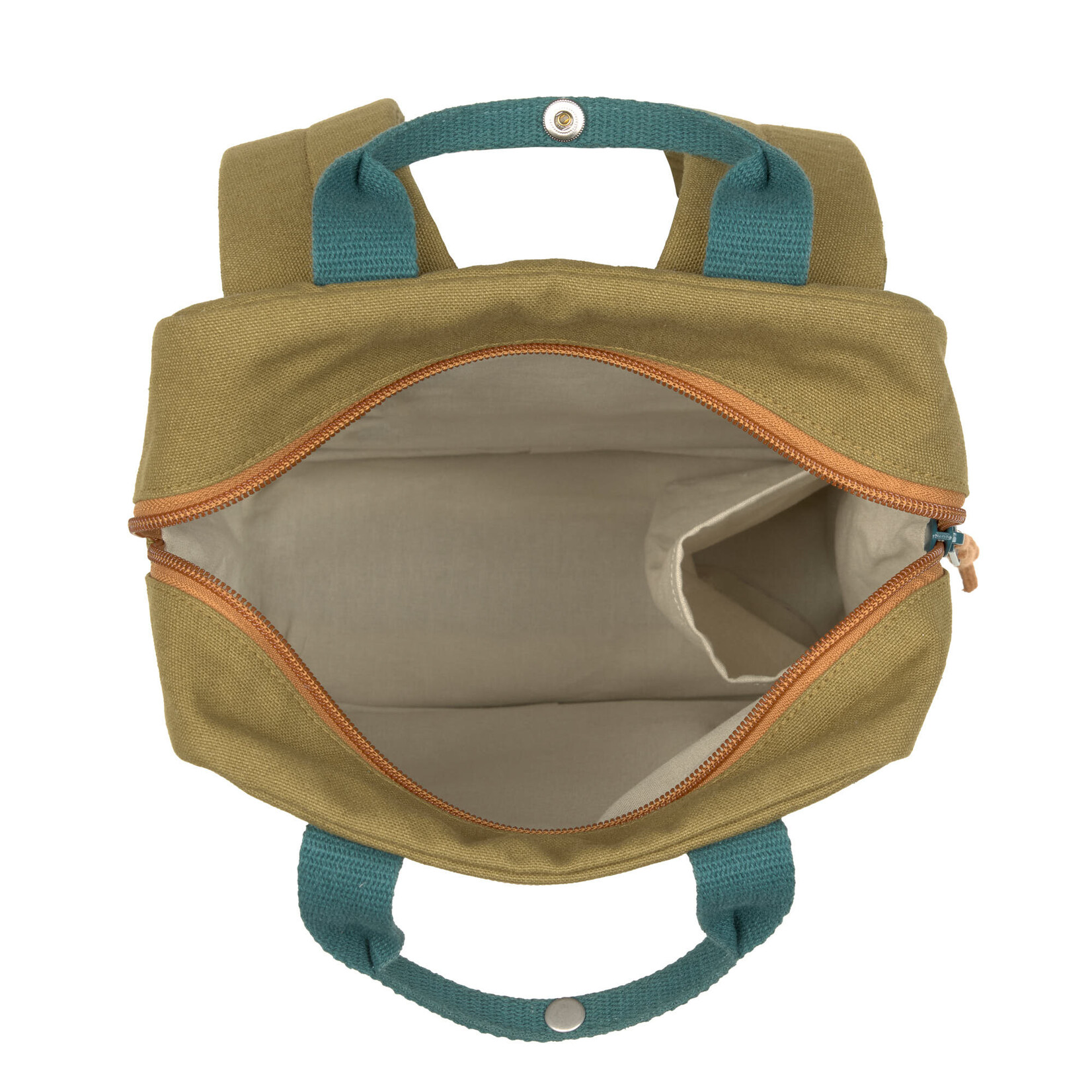 Lassig Lässig - Little One & Me Square Backpack Small GOTS olive