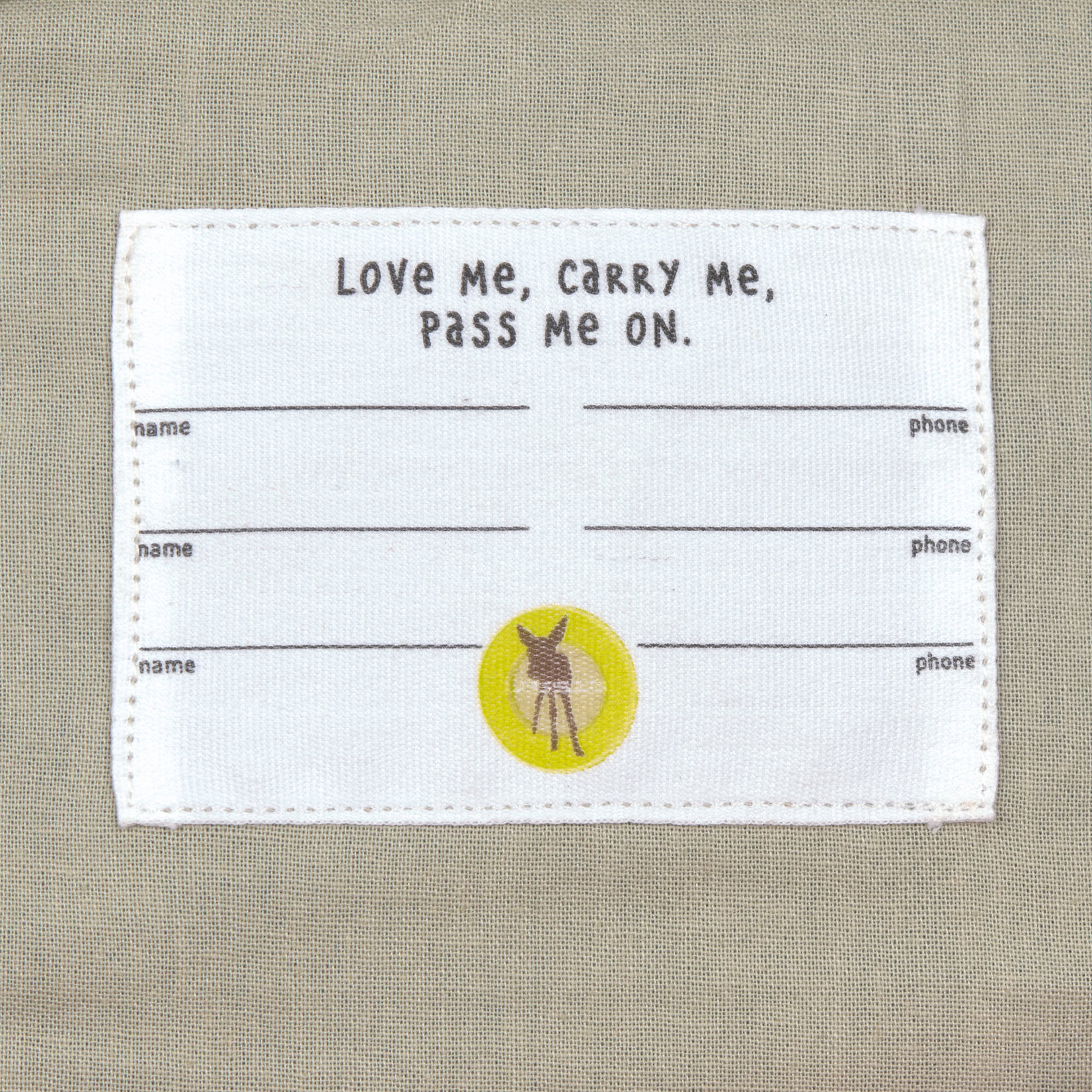 Lassig Lässig - Little One & Me Square Backpack Small GOTS olive