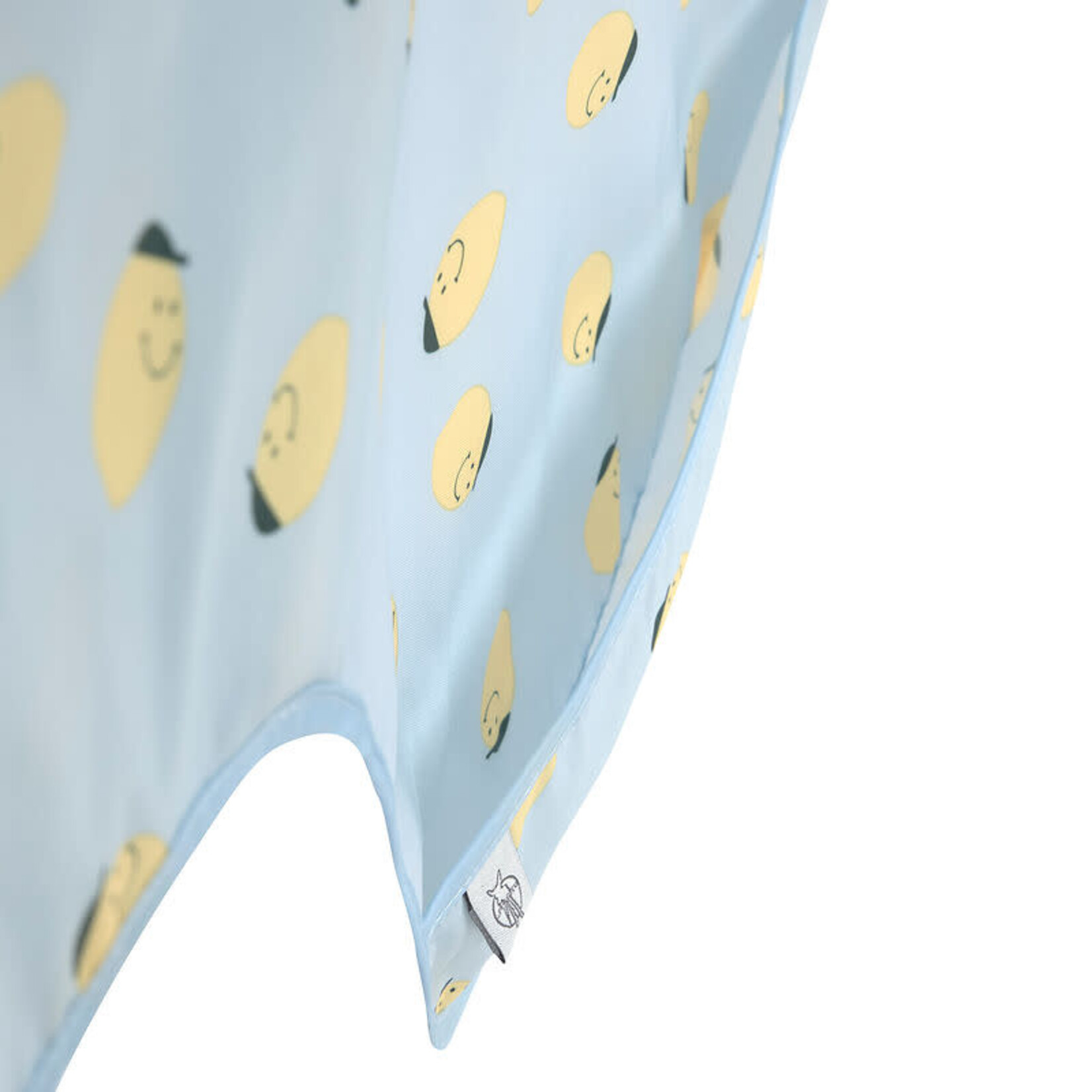 Lassig Lässig - Long Sleeve Bib 2 pcs Happy Fruits Lemon