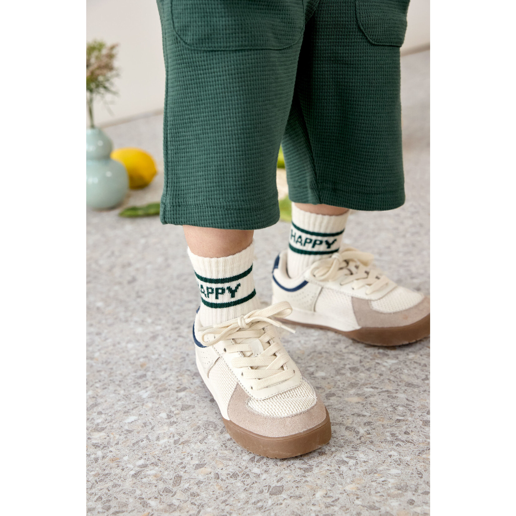 Lassig Lässig - Tennis Socks 3 pcs GOTS Lemon