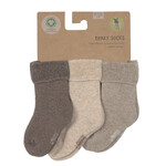 Lassig Lässig - Terry Socks GOTS 3 pcs assorted brown/beige