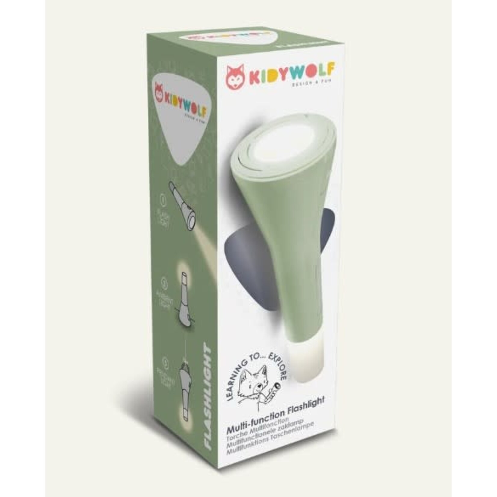 KIDYWOLF KIDYWOLF - KIDYFLASHLIGHT - GREEN