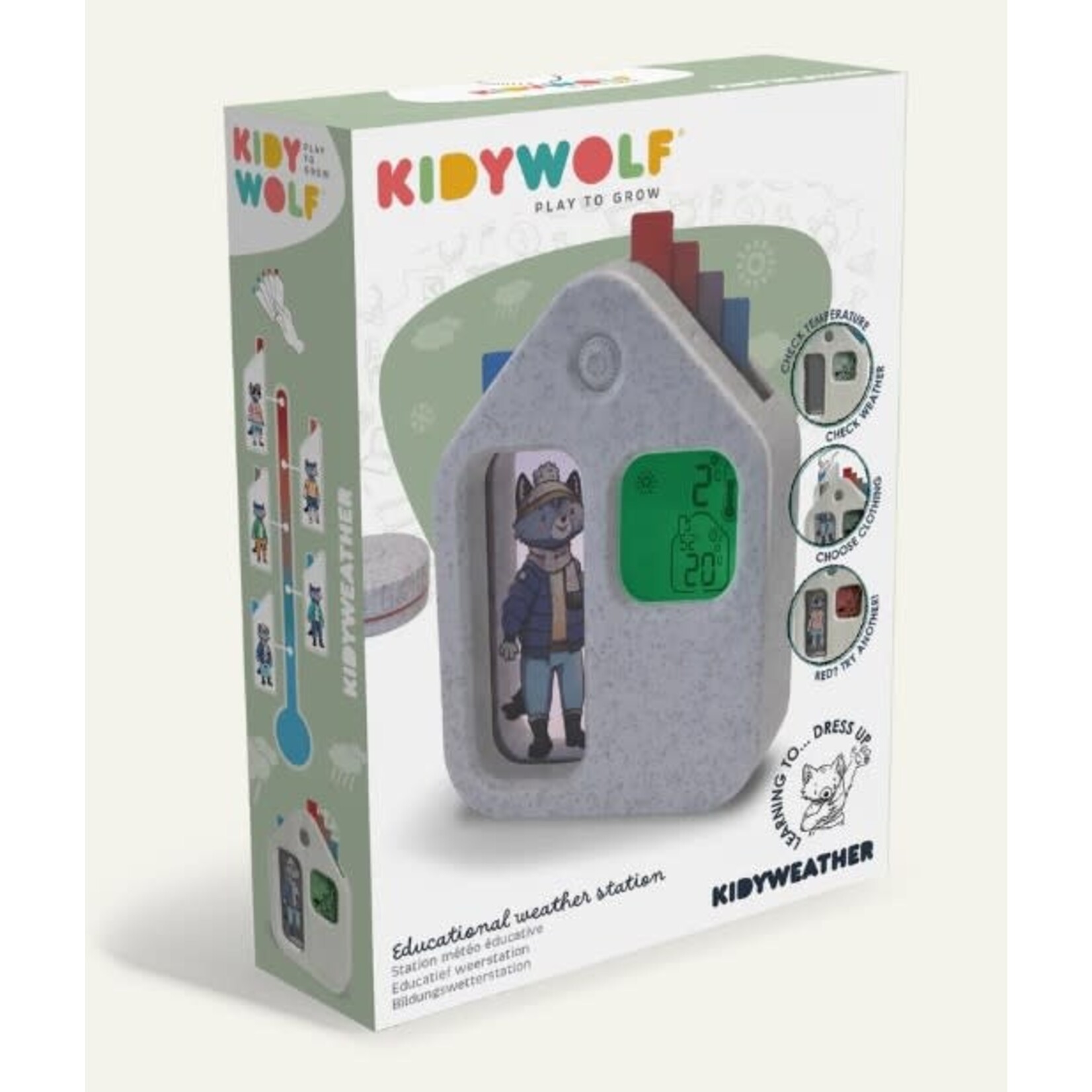 KIDYWOLF Kidywolf - Kidyweather - Educatief Weerstation