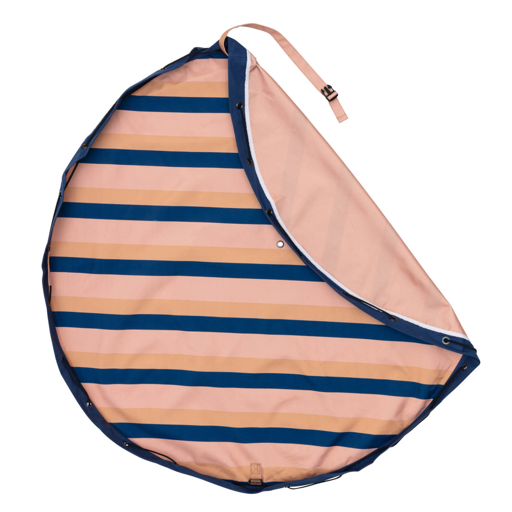 Play & Go Play & Go - Speeltapijt/Opbergzak Outdoor - Mokka Stripes