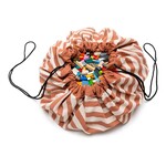 Play & Go Play & Go - Speeltapijt/Opbergzak Stripes Brown - 140 cm