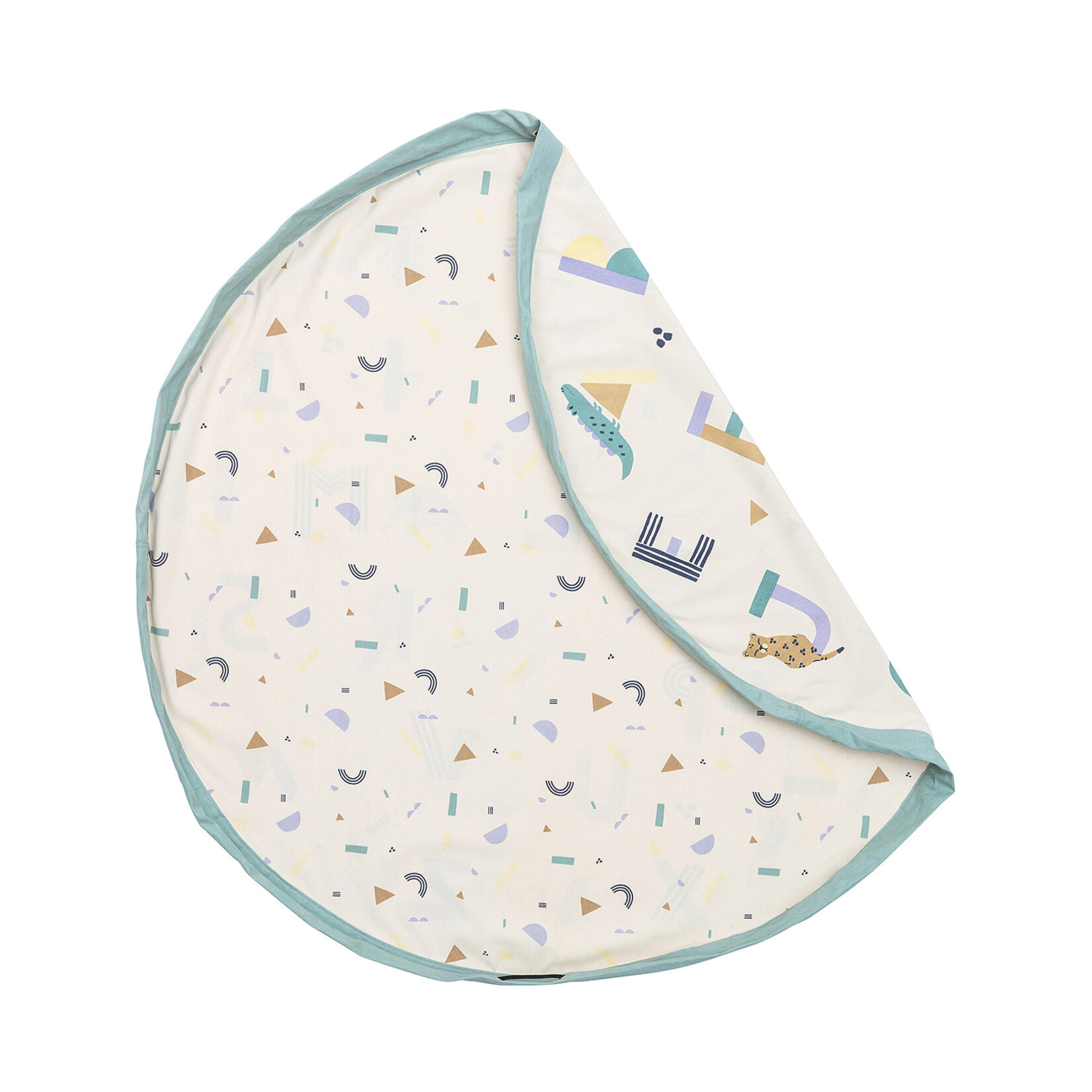 Play & Go Play & Go - Speeltapijt/Opbergzak Animal alphanet - 140 cm