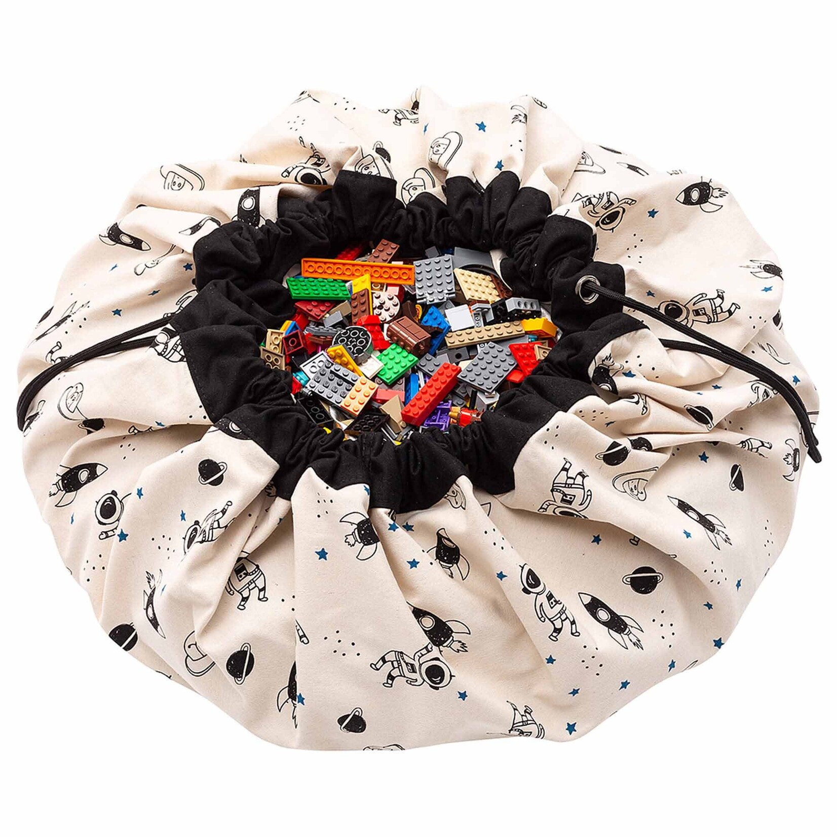 Play & Go Play & Go - Speeltapijt/Opbergzak Space_ glow in the dark - 140 cm