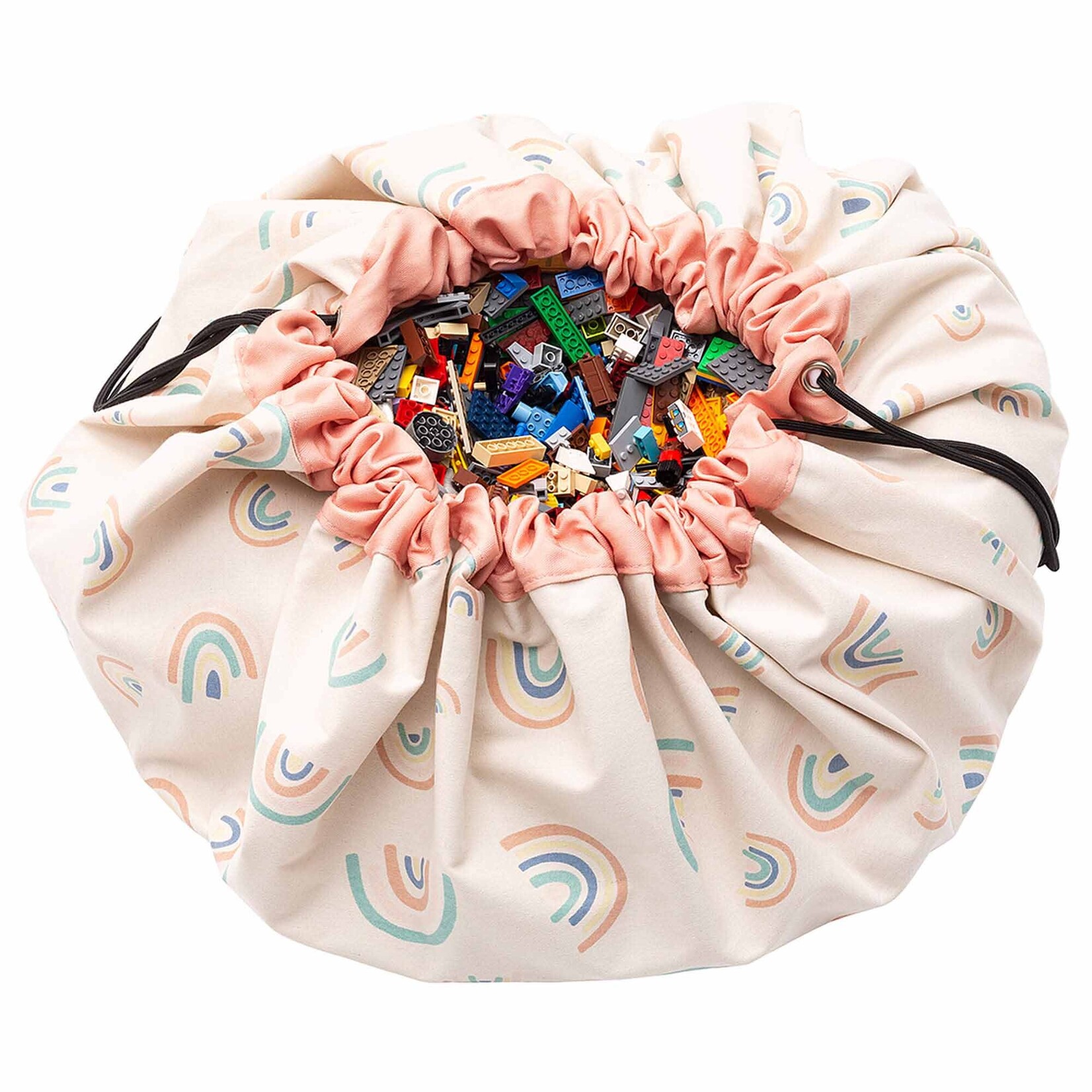 Play & Go Play & Go - Speeltapijt/Opbergzak Rainbow - 140 cm