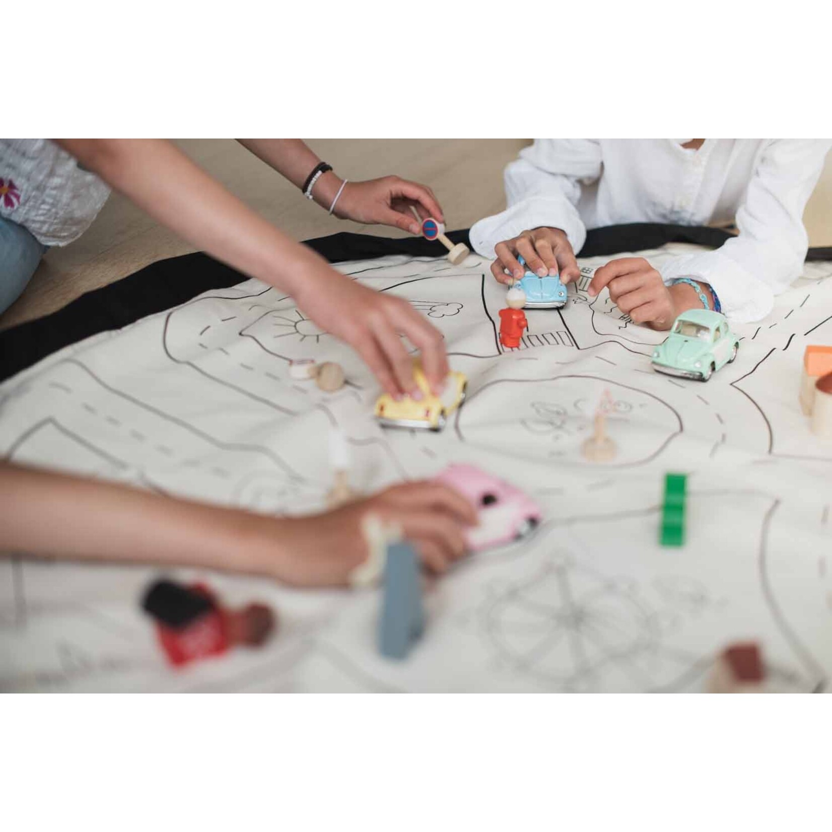 Play & Go Play & Go - Speeltapijt/Opbergzak Playville - 140 cm