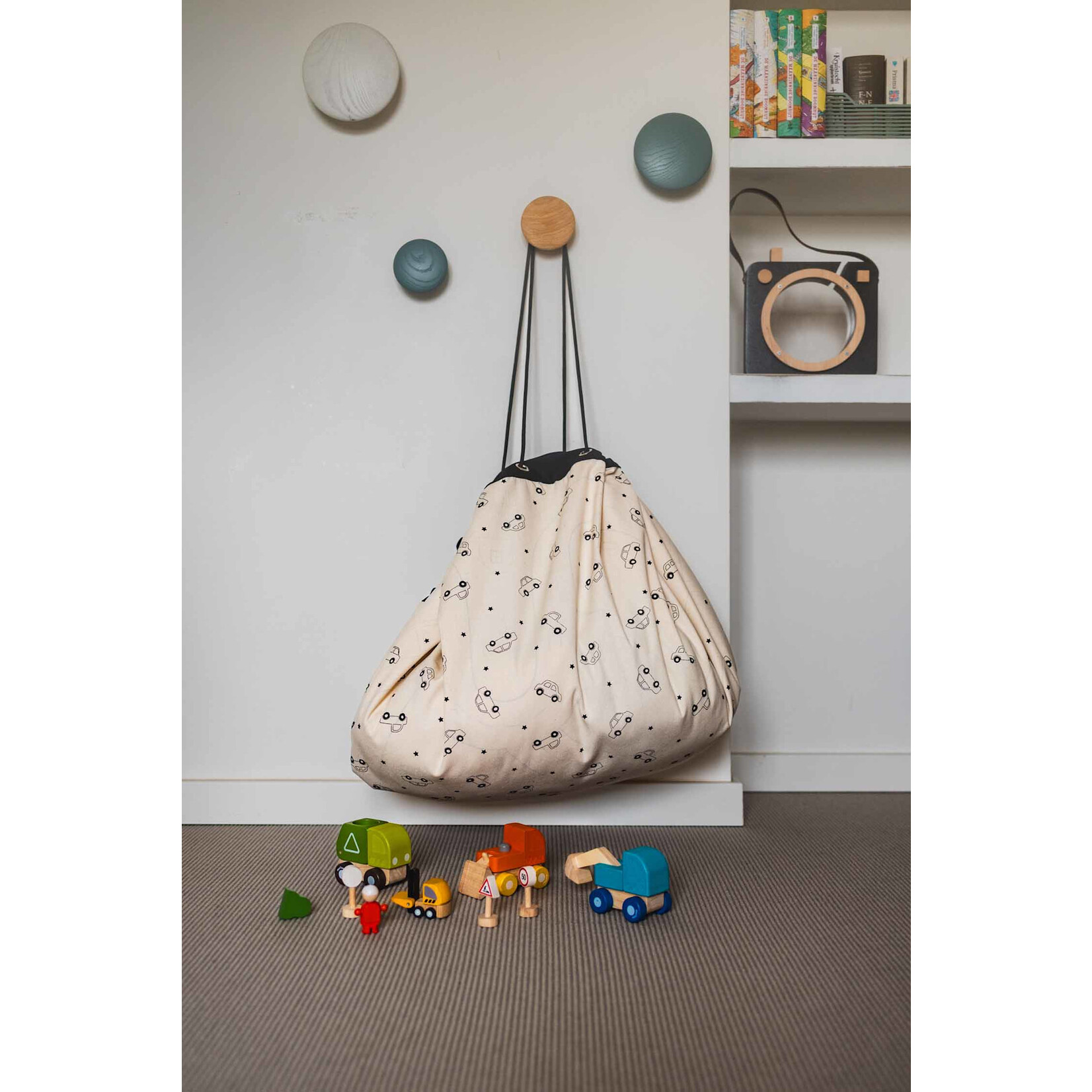 Play & Go Play & Go - Speeltapijt/Opbergzak Playville - 140 cm