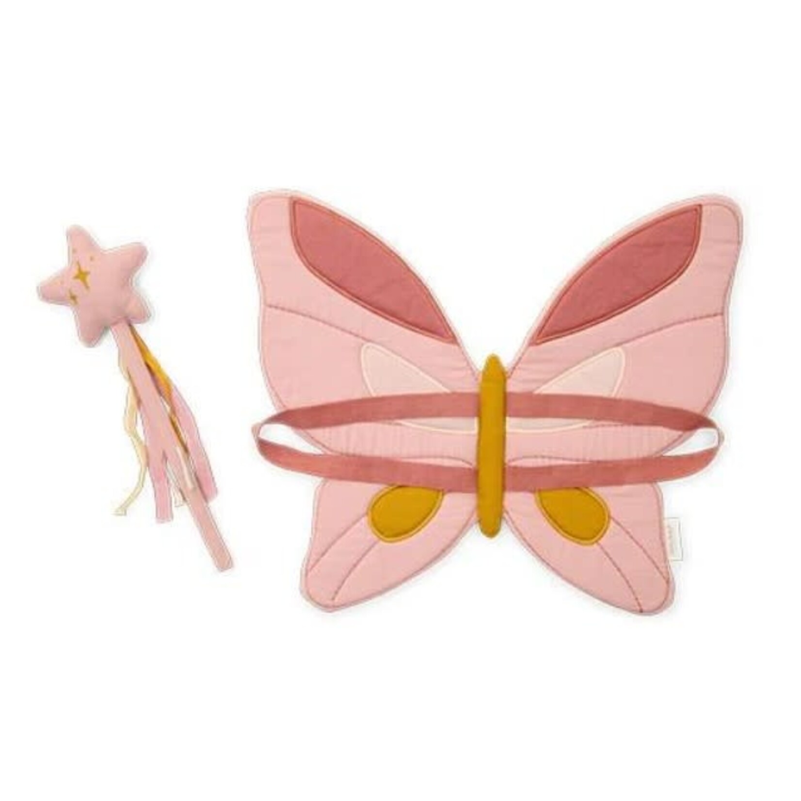 Little Dutch Little Dutch - Feeënvleugels en toverstaf - Roze - Fairy Garden