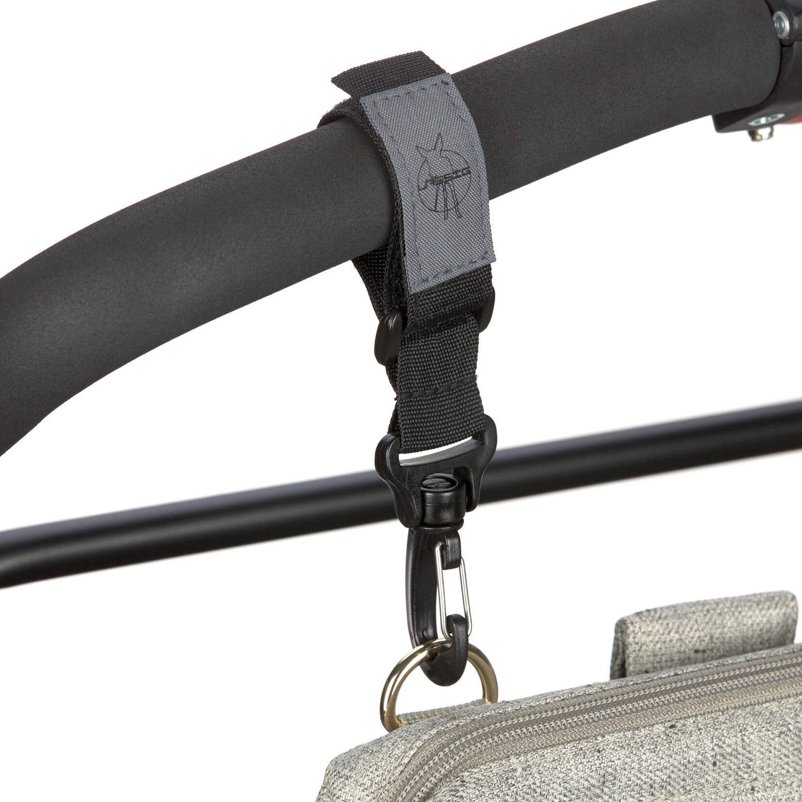 Lassig Lassig - CAS Stroller Hooks black 2 pack