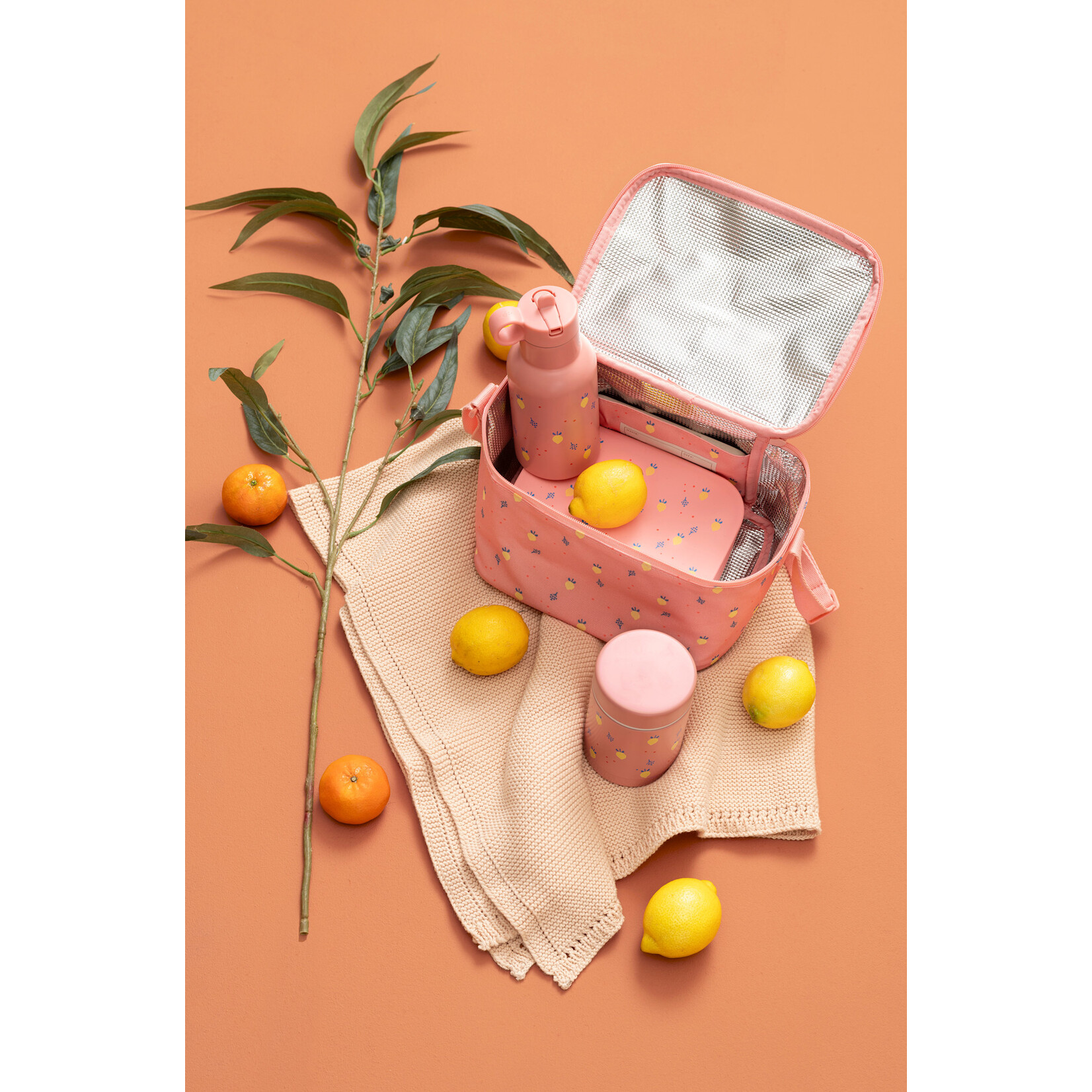 Fresk Fresk - Brooddoos met verdeelvakje - Summer Fruit