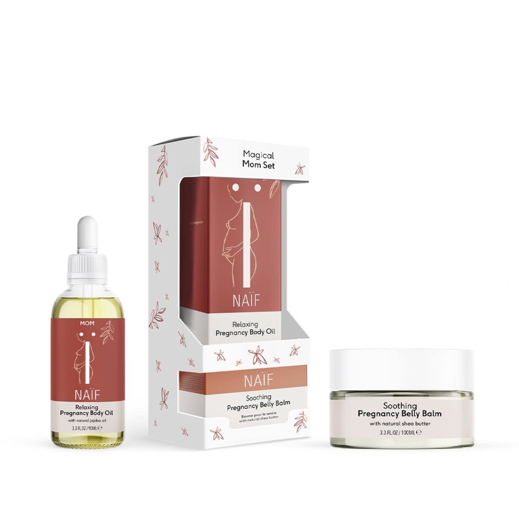 Naif Naïf - Magical Mom Set (body oil, belly balm)