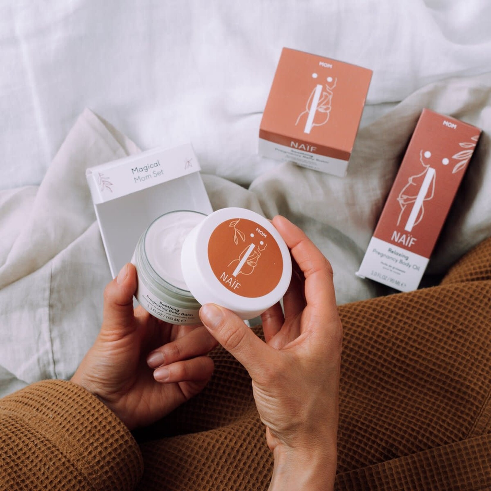 Naif Naïf - Magical Mom Set (body oil, belly balm)