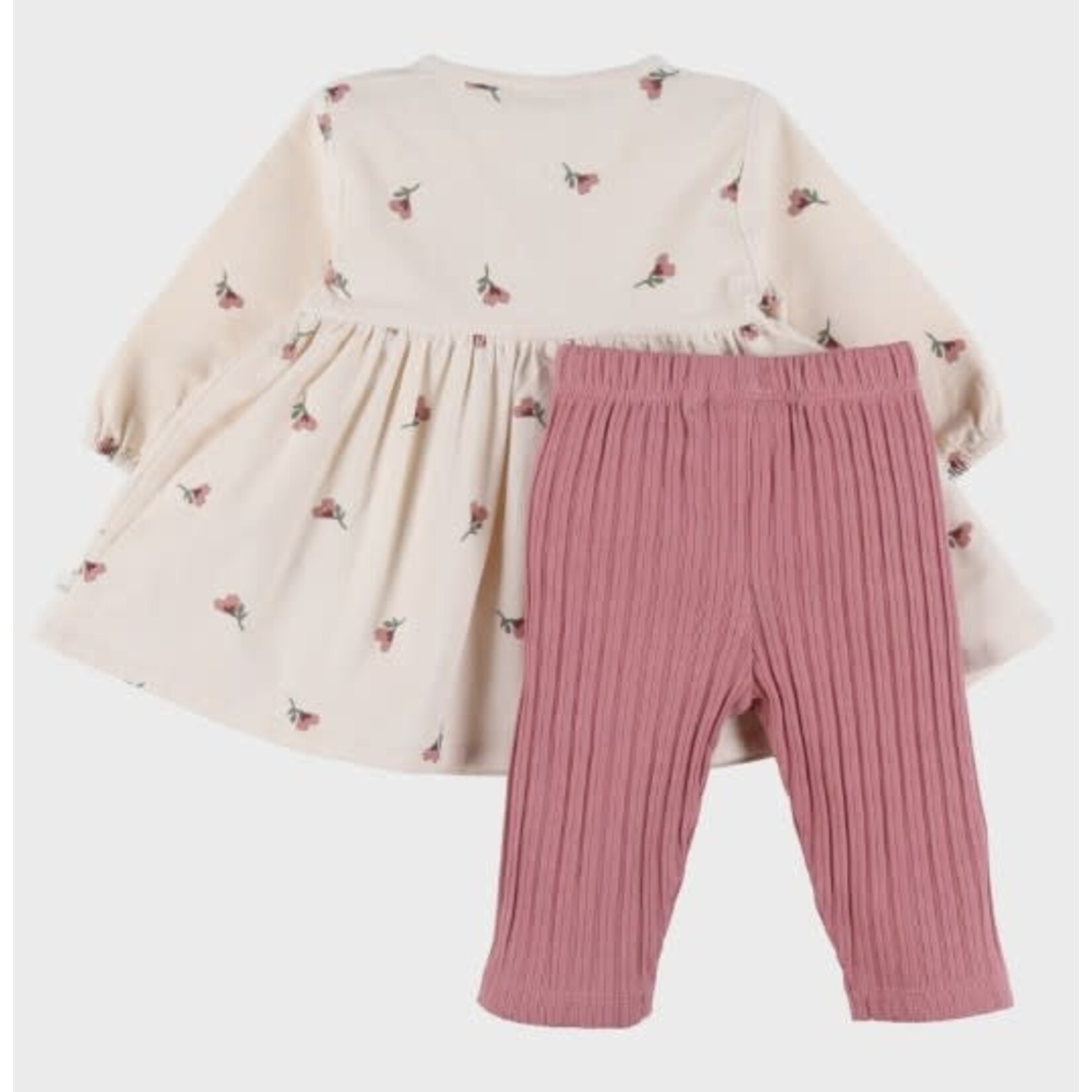Noukie's Noukie's - Corduroy jurkje en legging in geribde jersey