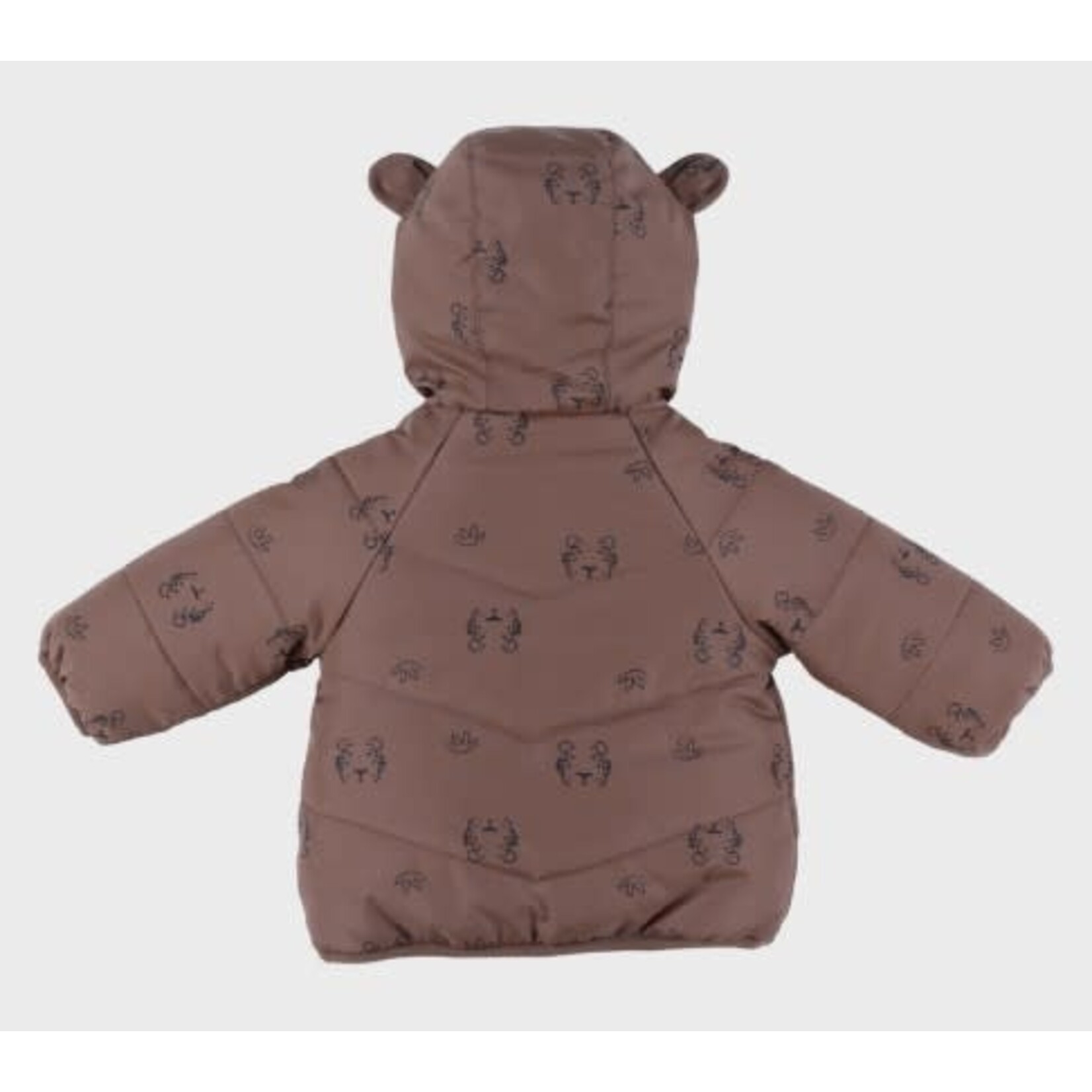 Noukie's Noukie's - Bruin waterafstotend jasje in Groloudoux® en sherpa