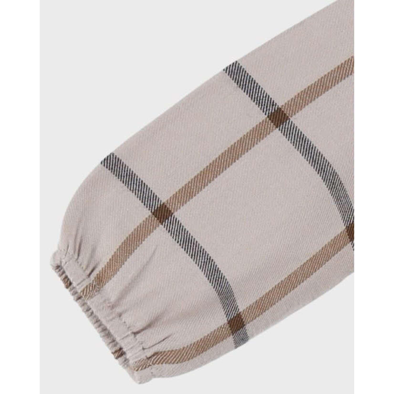 Noukie's Noukie's - Jurk met beige ruitjes