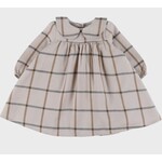Noukie's Noukie's - Jurk met beige ruitjes