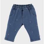 Noukie's Noukie's - Jeansbroek geborduurd, Flower power