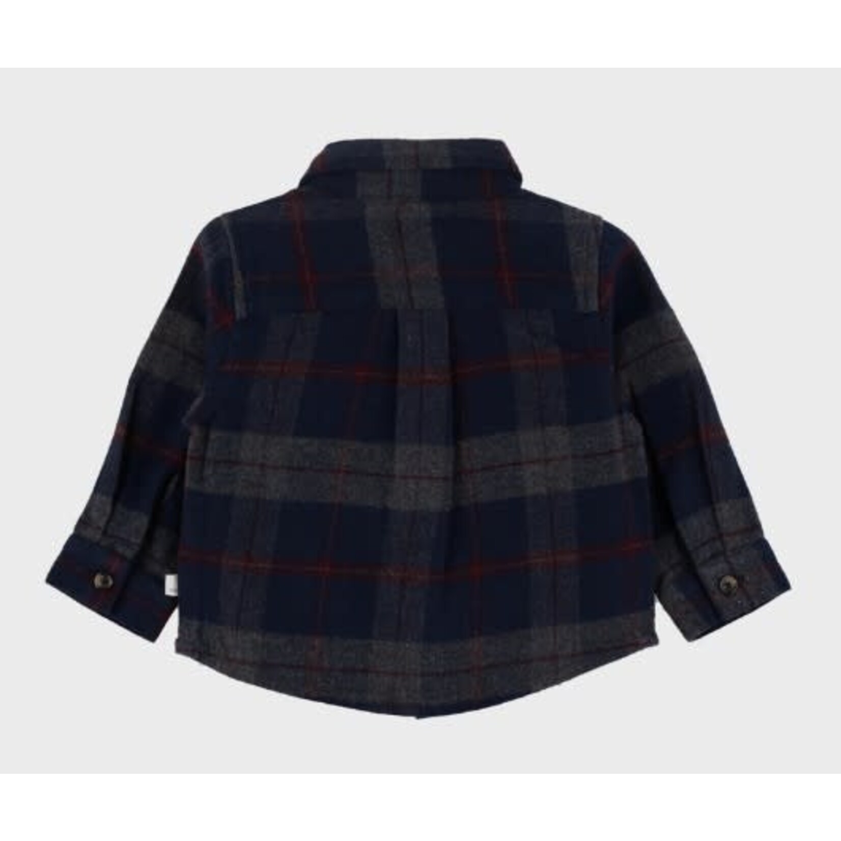 Noukie's Noukie's - Blauw geruit overshirt