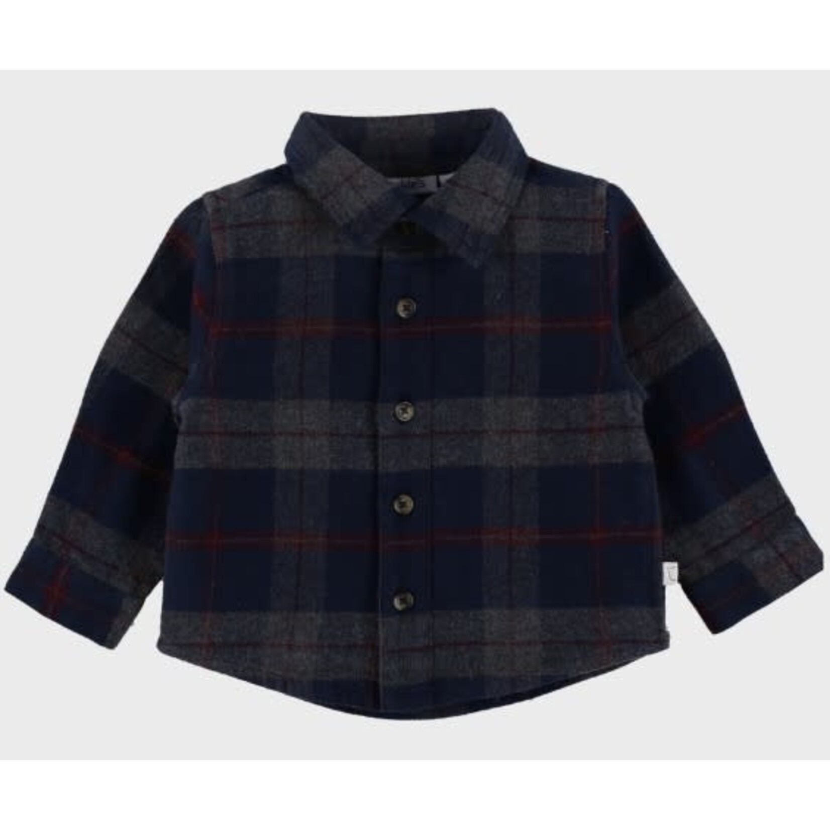 Noukie's Noukie's - Blauw geruit overshirt