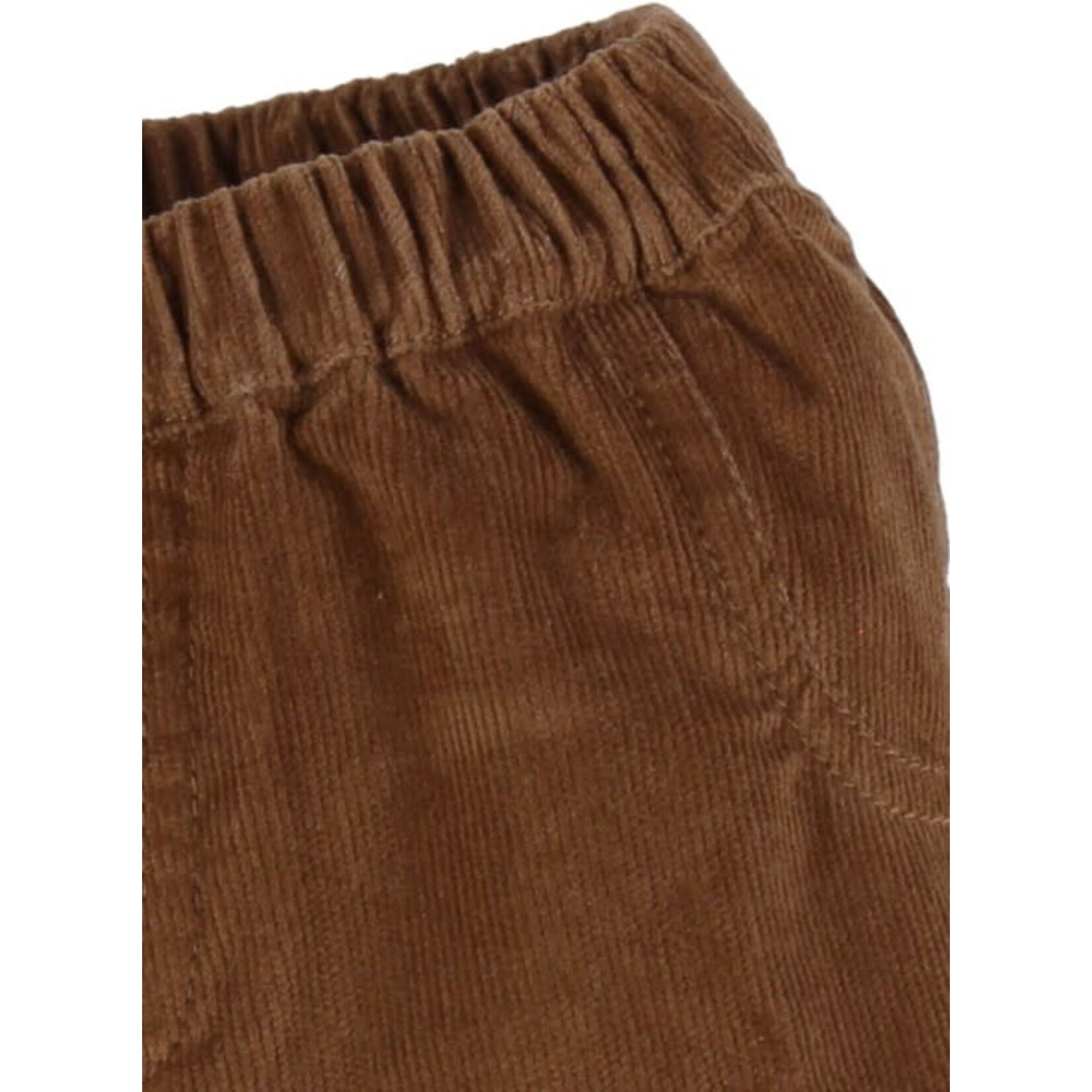 Noukie's Noukie's - Chocoladebruine ribfluwelen broek
