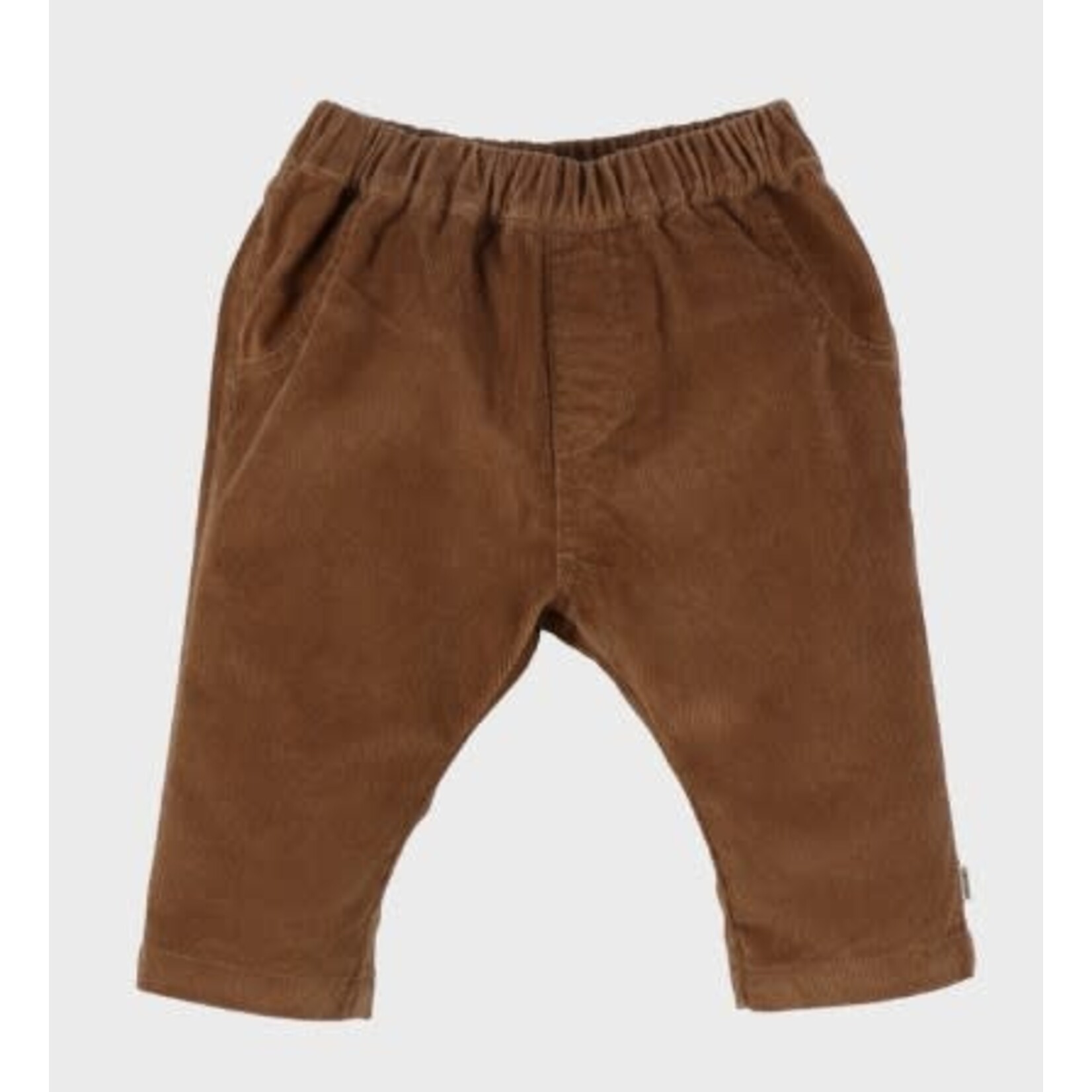 Noukie's Noukie's - Chocoladebruine ribfluwelen broek