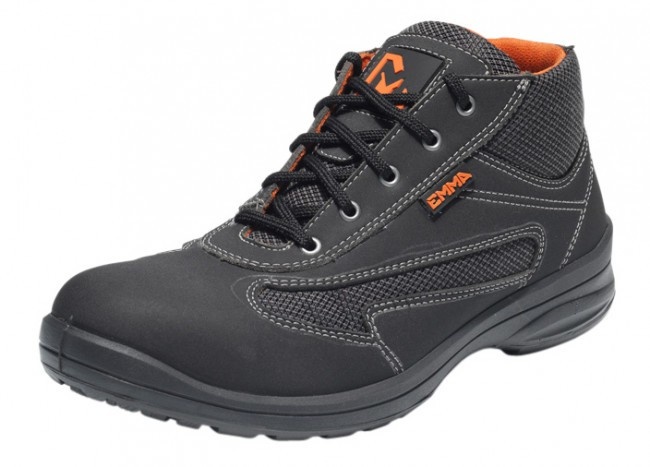 Emma Amber S1P Hoog Zwart Werkschoen
