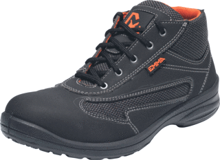 Emma Amber S1P Hoog Zwart Werkschoen