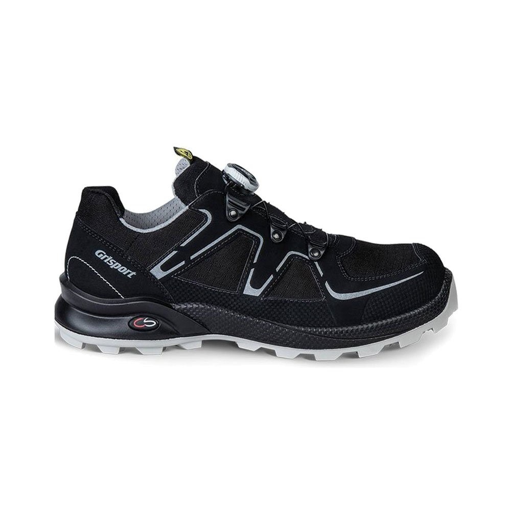 Grisport Horizon Cross Safety S3 ESD Laag Zwart/Zilver Werkschoen