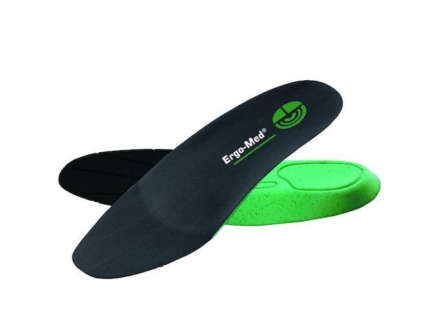 Inlegzolen voor werkschoenen ergo-med groen