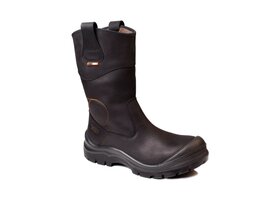 No Risk Crowheart S3 Hoog Zwart Werklaars