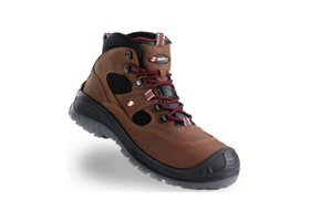 Sixton Labrador S3 Hoog Bruin Werkschoen