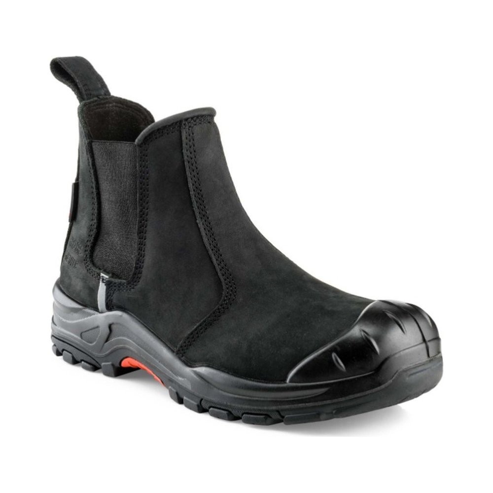 Buckbootz  Boots Nubuckz NKZ101BLK  S3S 2.0 Hoog Zwart Werkschoen