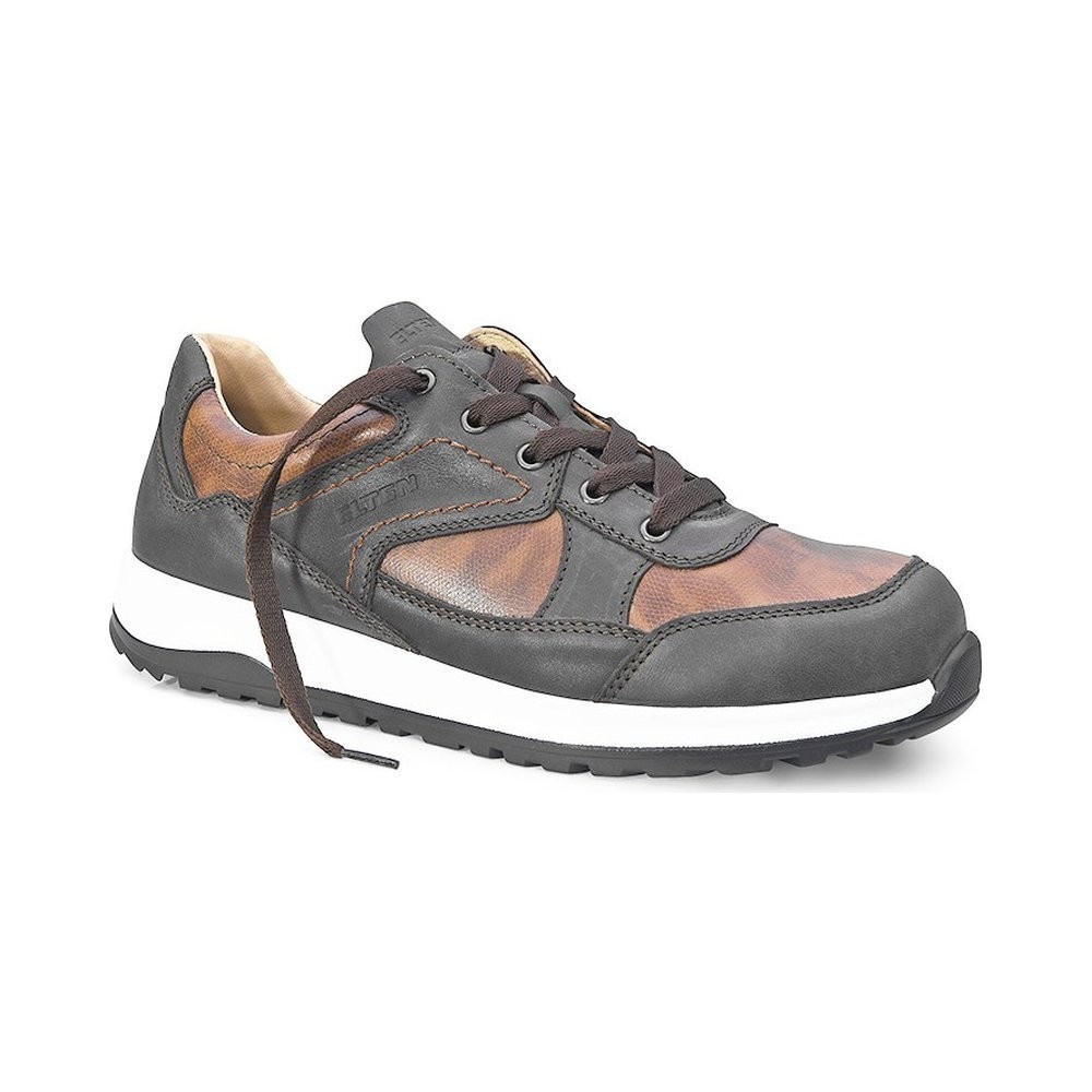 Elten Runaway S3 ESD Sneaker Laag Bruin Werkschoen