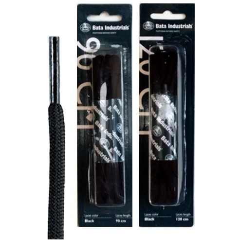 Bata Industrials Veters Rond Zwart/Bruin