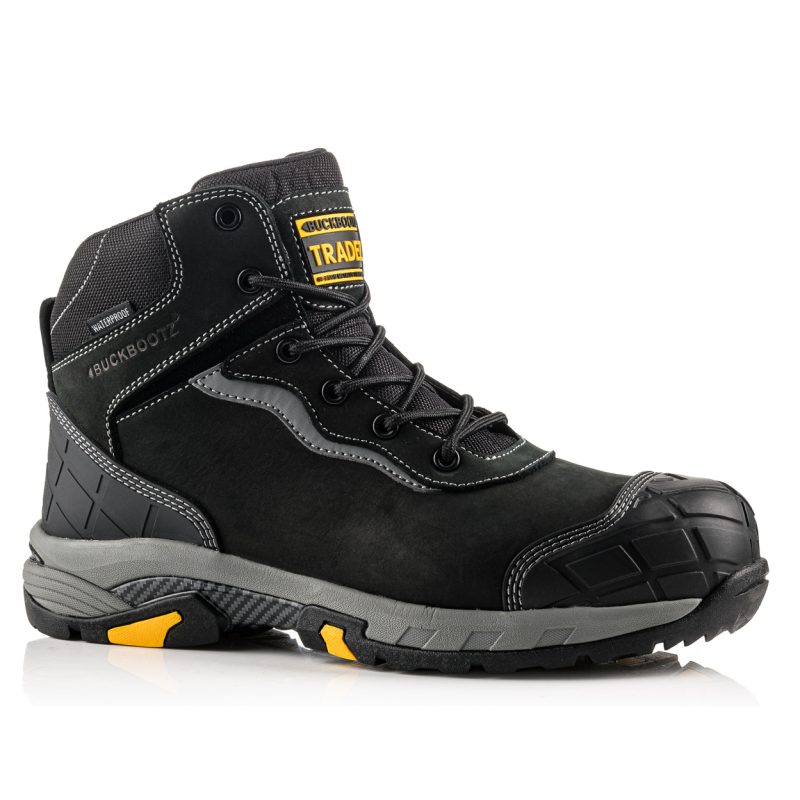 Buckbootz Blitz S3 HRO Hoog Zwart Werkschoen