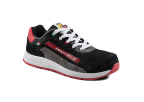 Abarth 595 S3  Laag Zwart/Rood Werkschoen