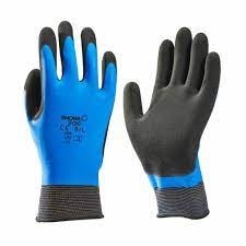 Showa 306 dual latex blauw werkhandschoen