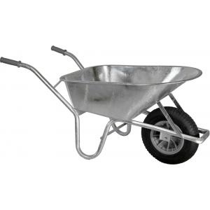 Kruiwagen Hummer HS85GMT Gegalvaniseerd 85 L rondneus + metalen velg