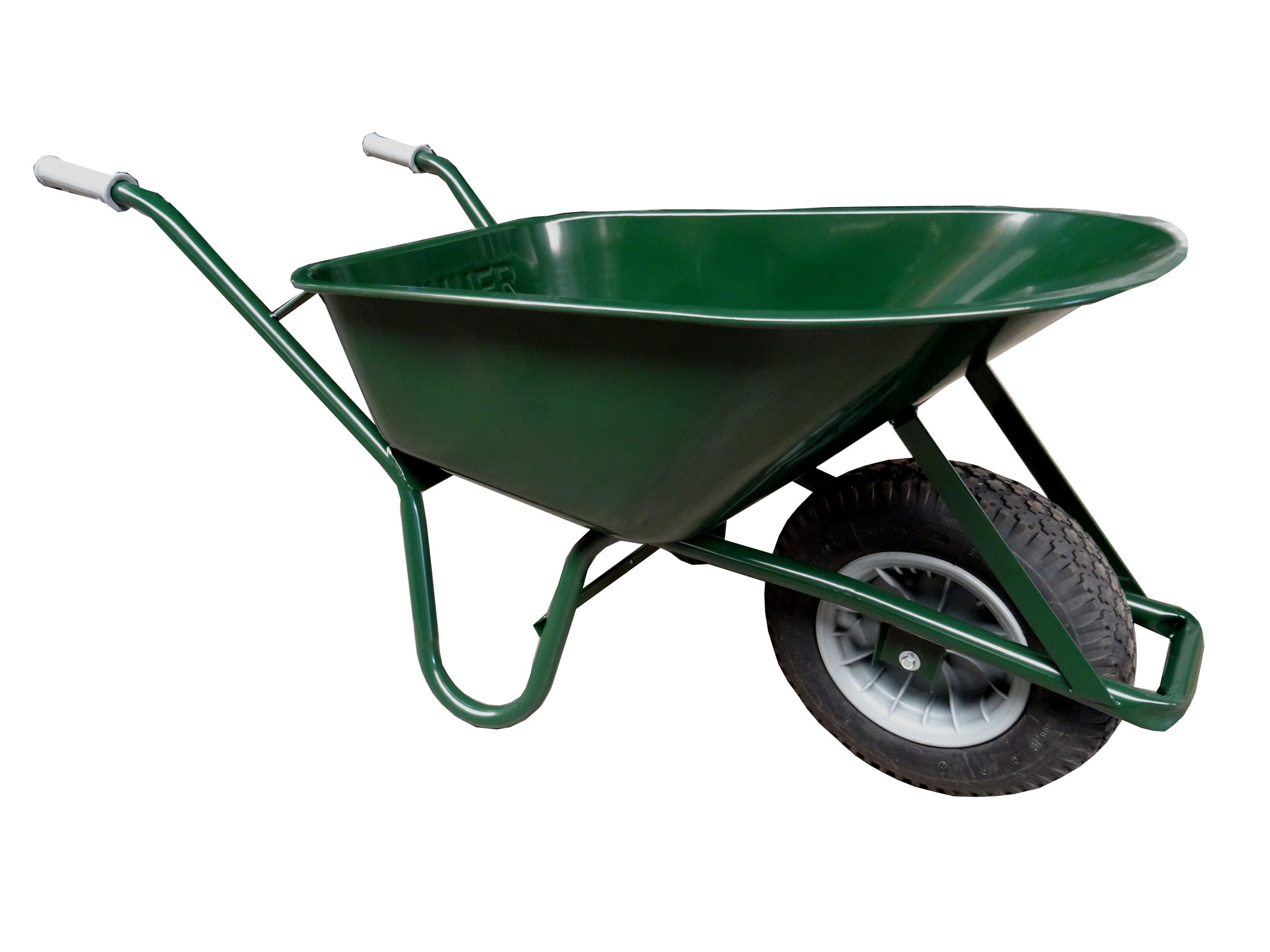 Bouwkruiwagen HS85 groen staal  85 L